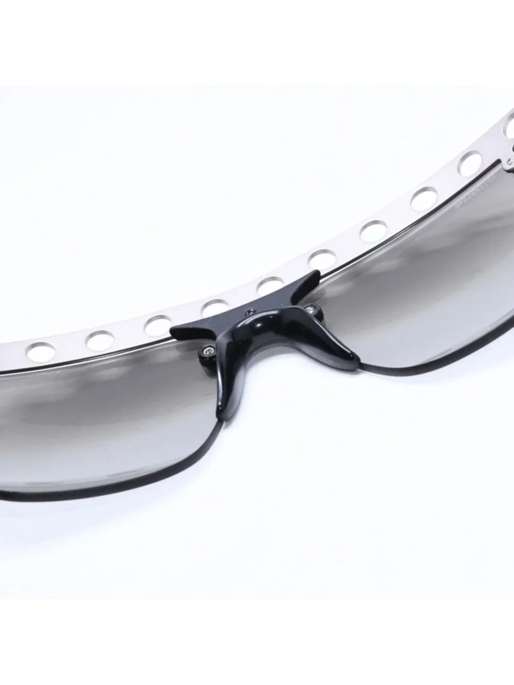 Prada Sunglasses Eyewear Metal Acetate Silver Black